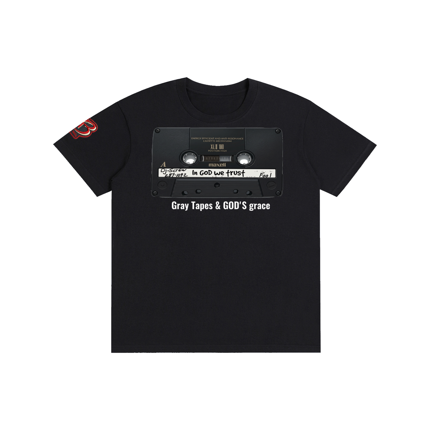 "Gray Tapes & GOD'S Grace" Pure Cotton Unisex T-Shirt