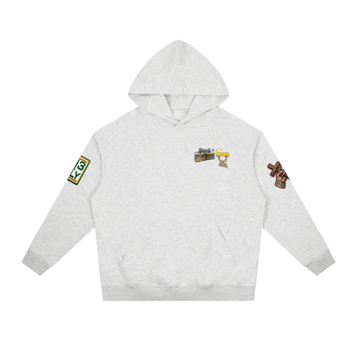 "Stack and Save" Essential Heavyweight Drop-Shoulder Hoodie
