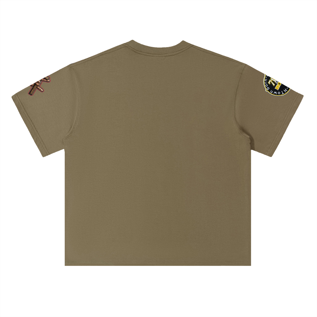 "Holy Smoke" Heavyweight Drop Shoulder Cotton T-Shirt