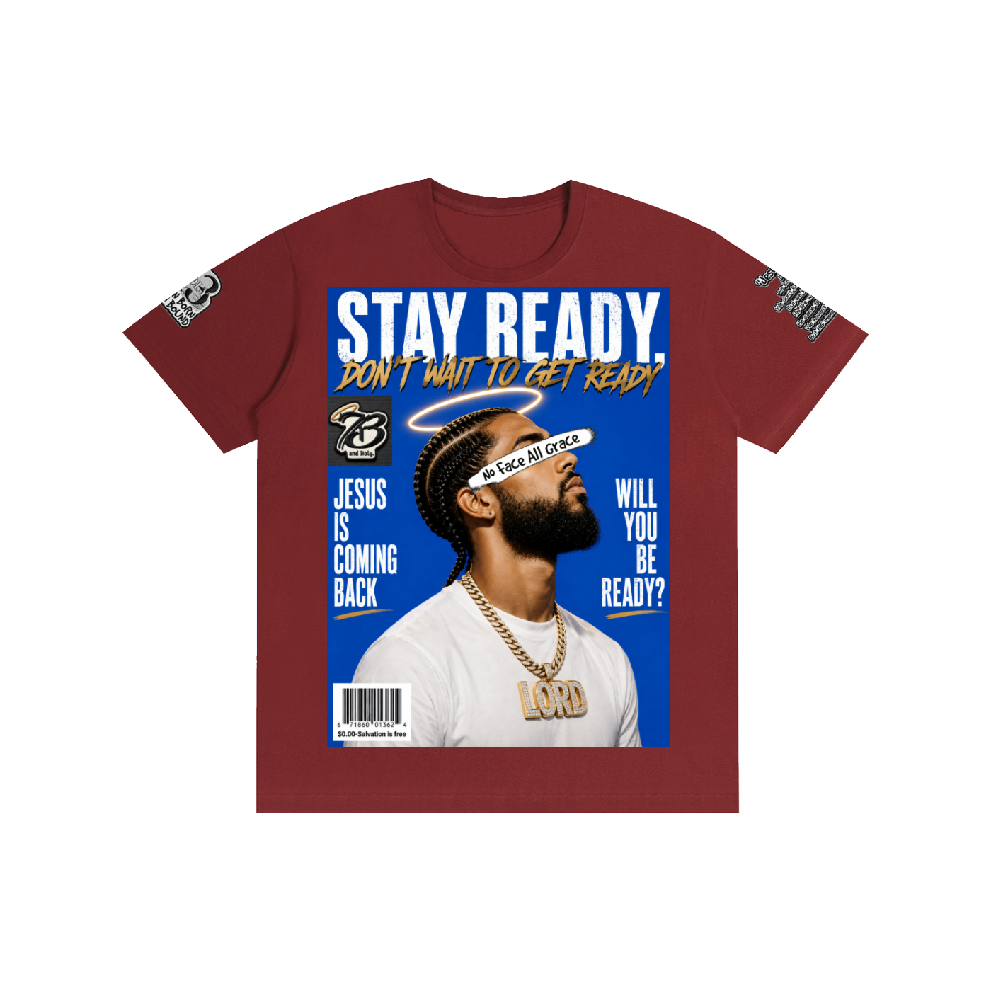 "STAY READY"Pure Cotton Unisex T-Shirt