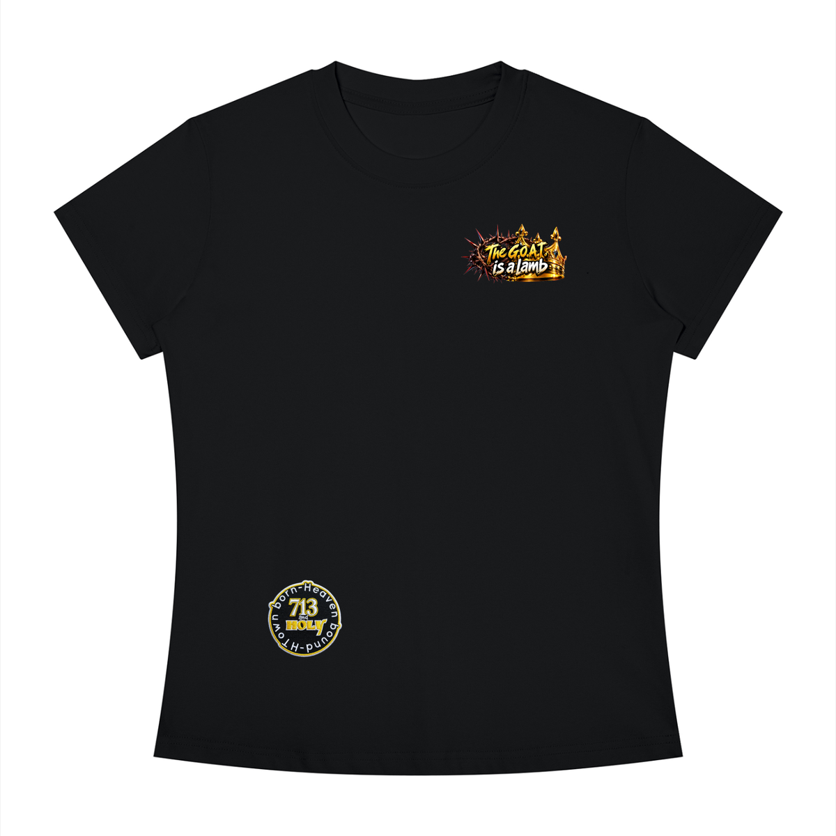 "THE GOAT" Women's Slim Fit Crewneck T-Shirt