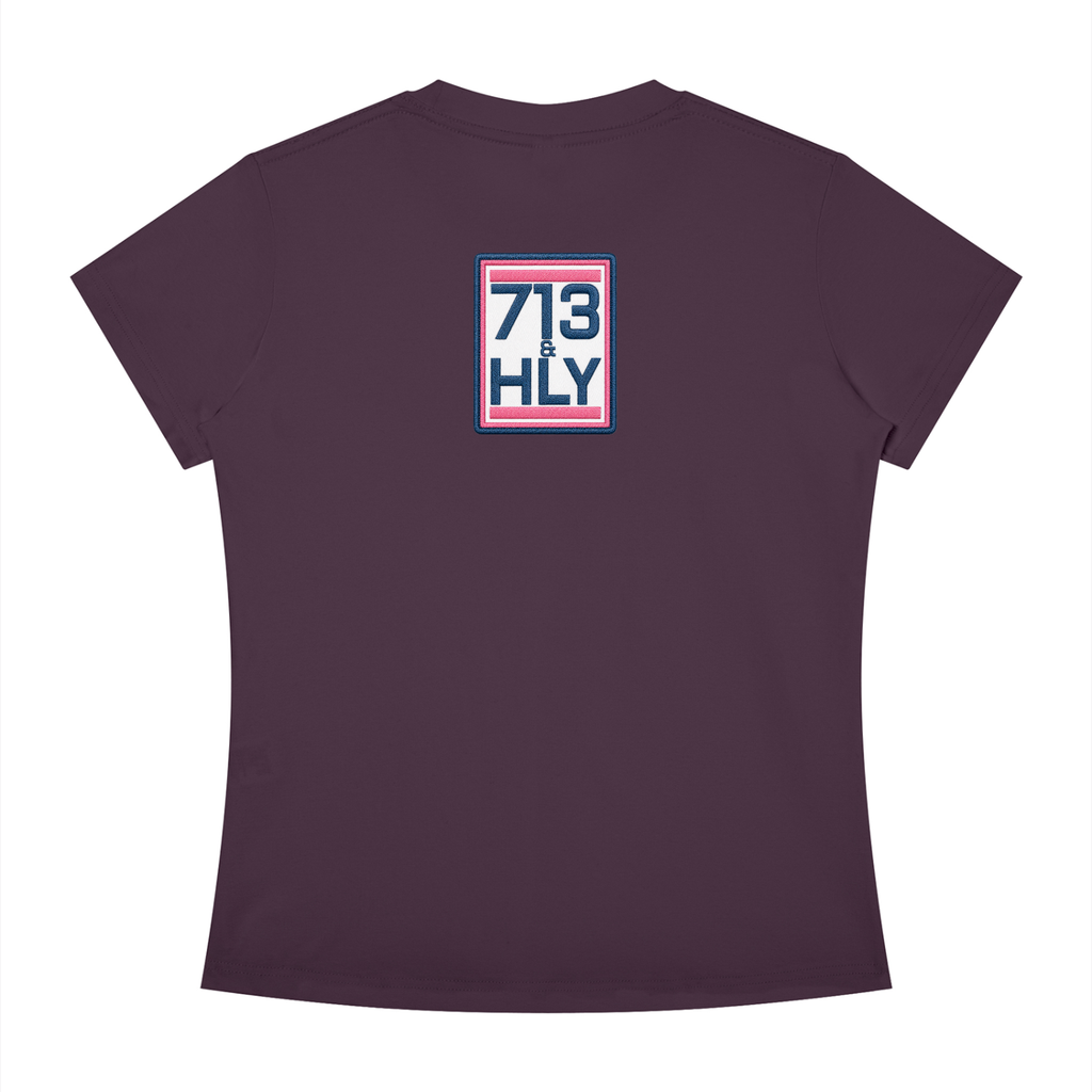 FAITH, FASHION, FACECARD Women's Slim Fit Crewneck T-Shirt