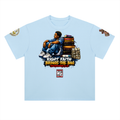"RIGHT FAITH BRINGS THE BAG" Heavyweight Drop Shoulder Cotton T-Shirt