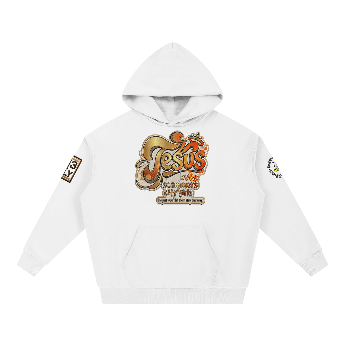 "SCAMMERS & CITY GIRLS" Essential Heavyweight Hoodie